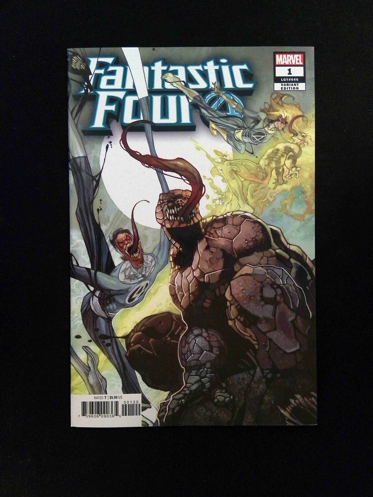 Fantastic Four #1P (6th Series) Marvel Comics 2018 VF+ Bianchi Variant