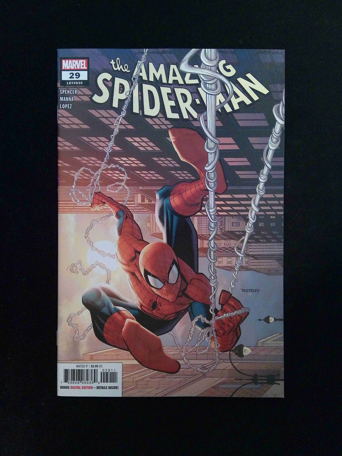 Amazing Spider-Man #29B (6th Series) Marvel Comics 2019 NM- Bagley Variant