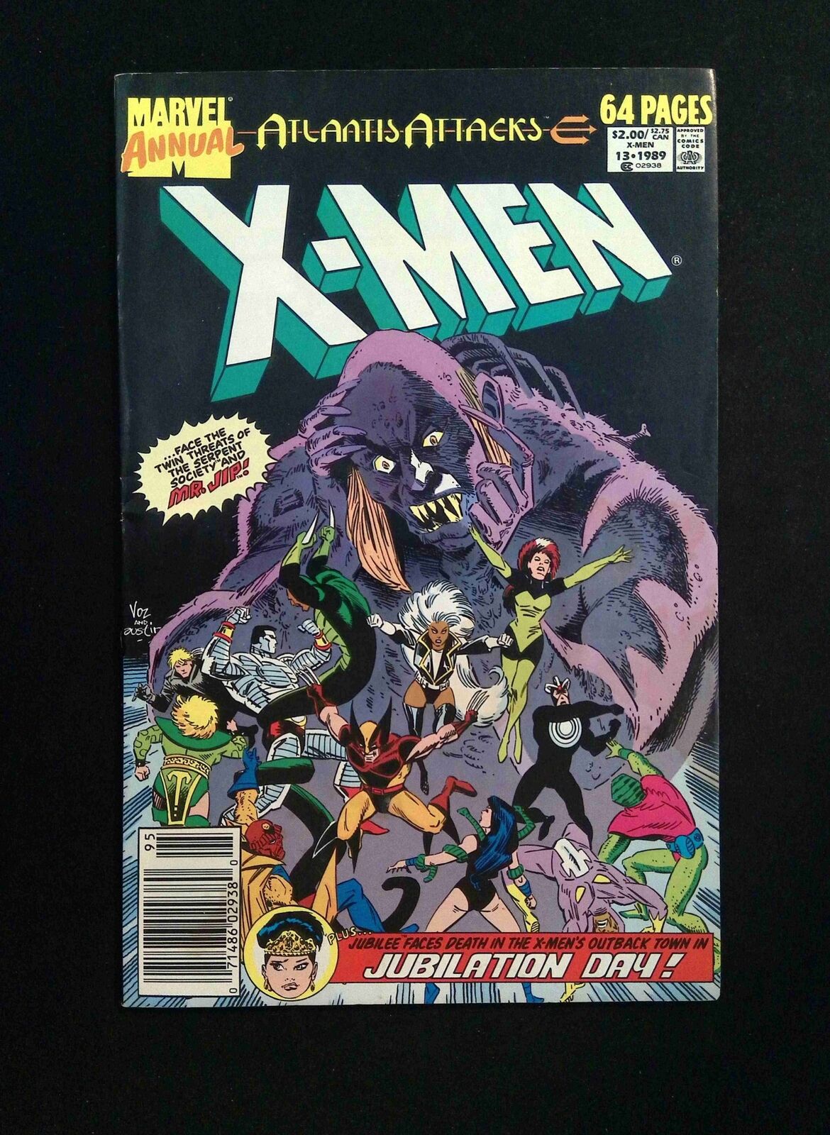 Uncanny X-Men Annual #13 MARVEL Comics 1989 FN/VF NEWSSTAND