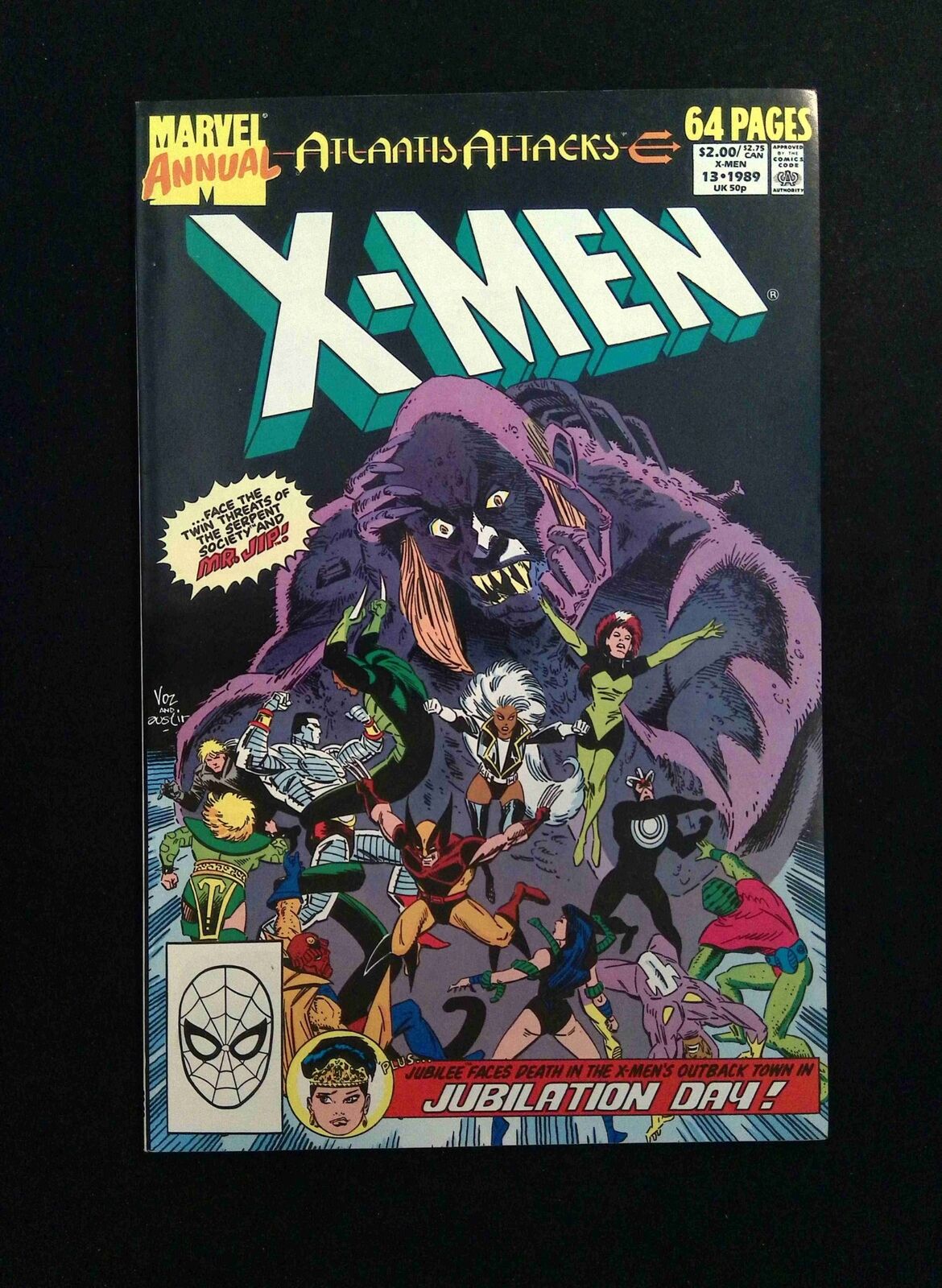 Uncanny X-Men Annual #13 MARVEL Comics 1989 VF