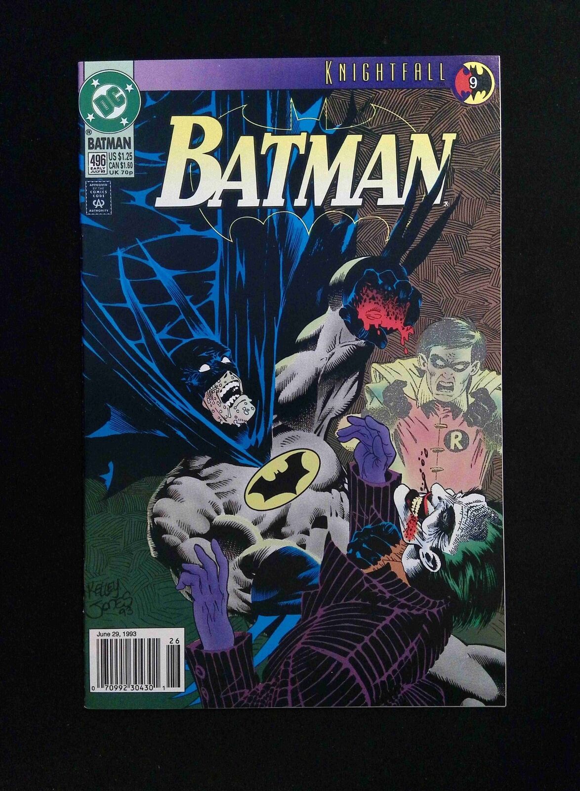 Batman #496 DC Comics 1993 VF NEWSSTAND