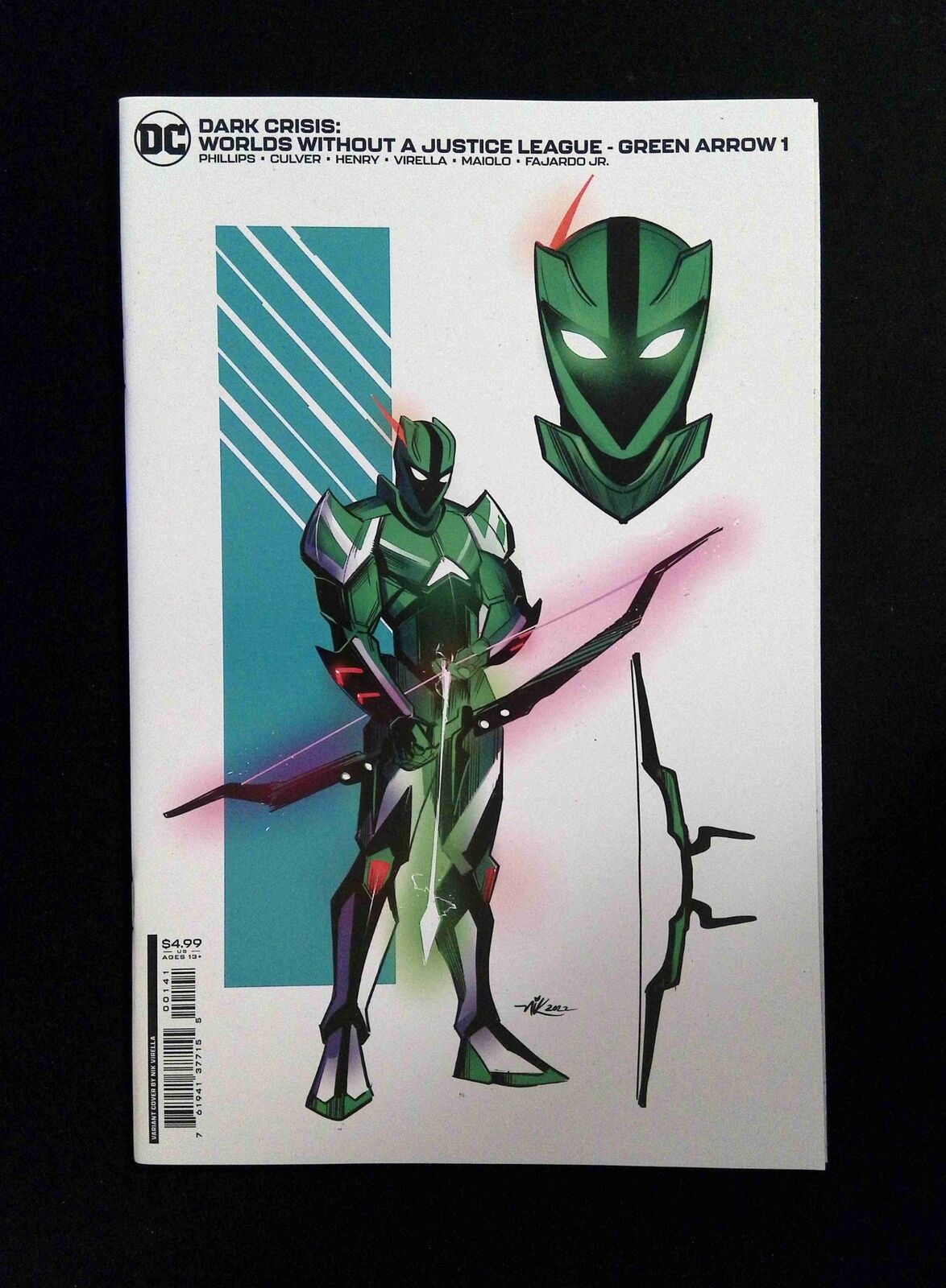 Dark Crisis Worlds Without a Justice League Green Arrow #1D DC 2022 NM+ Variant