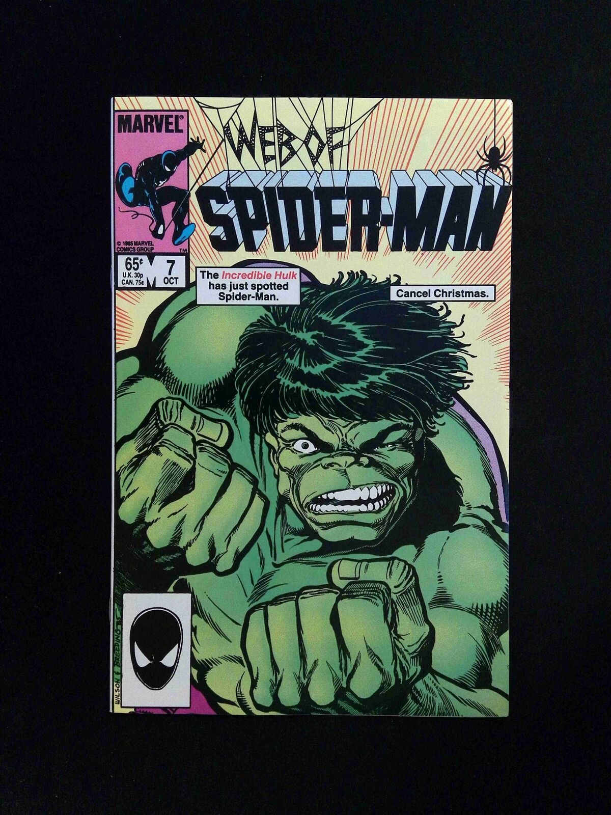 Web Of Spider-Man #7 Marvel Comics 1985 NM+