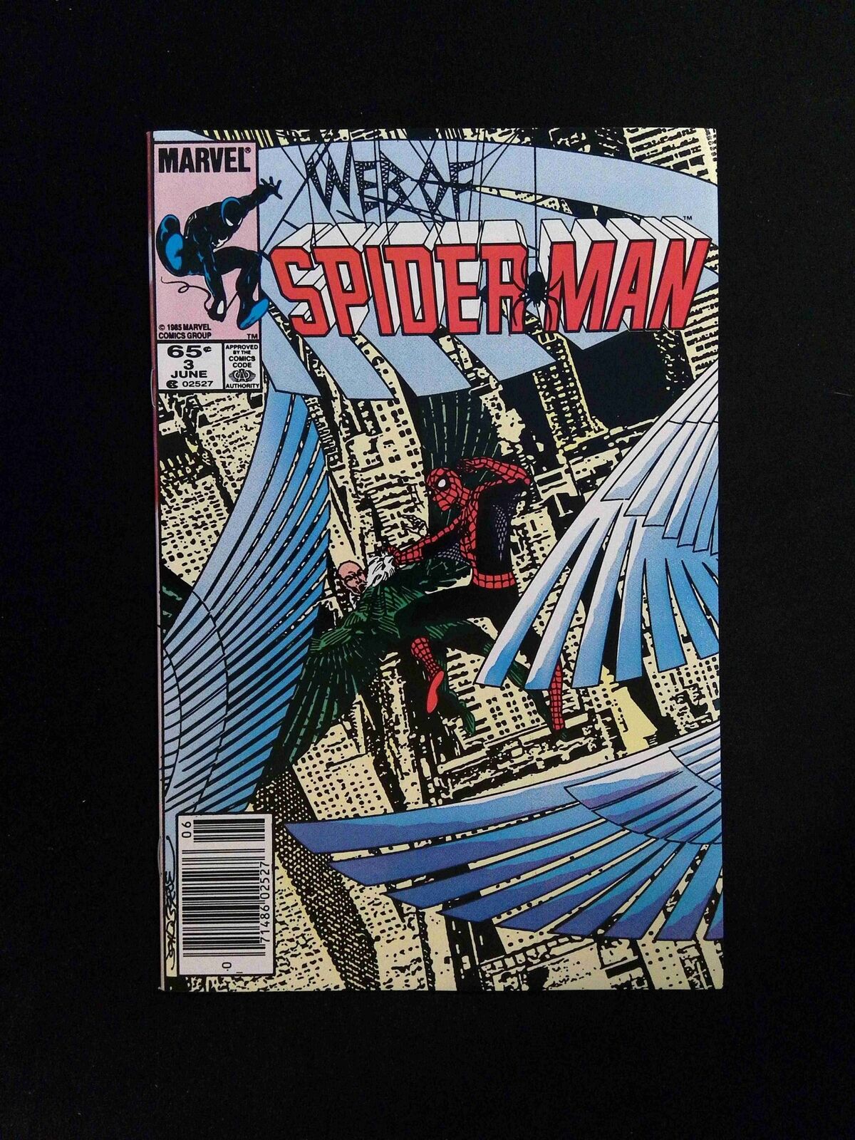 Web Of Spider-Man #3 Marvel Comics 1985 NM- Newsstand