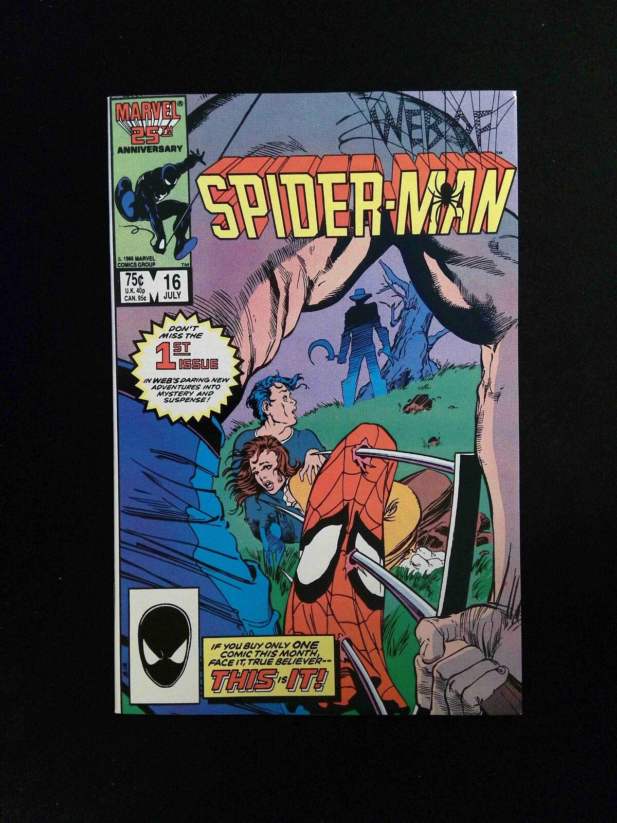 Web Of Spider-Man #16 Marvel Comics 1986 NM