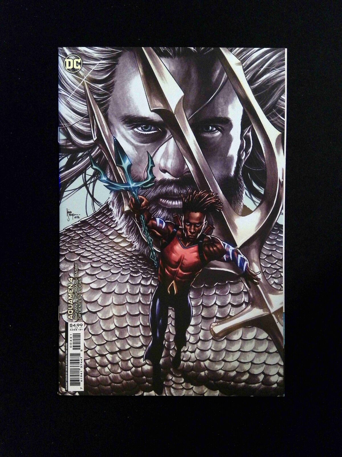 Aquamen #4B DC Comics 2022 VF/NM Suayan Variant