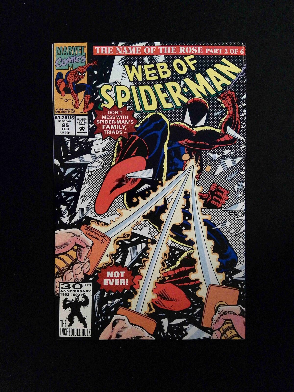 Web Of Spider-Man #85 Marvel Comics 1992 VF-