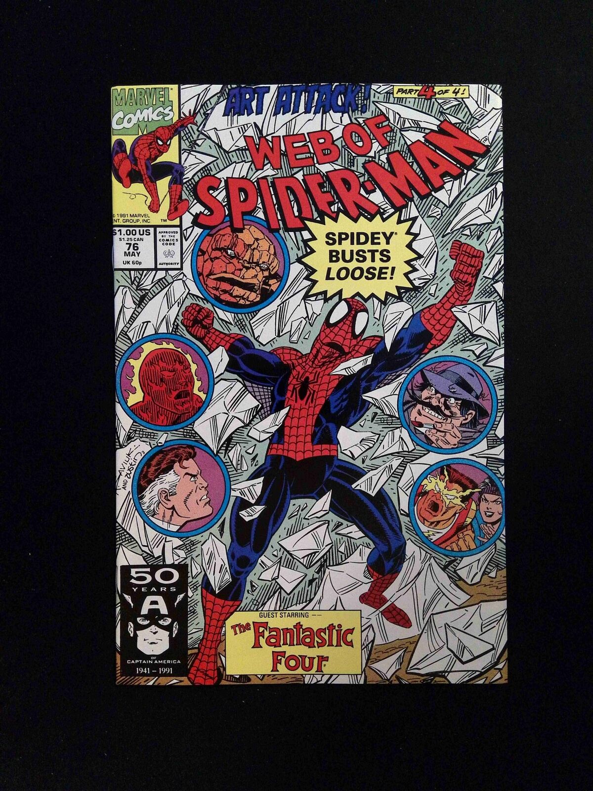 Web Of Spider-Man #76 Marvel Comics 1991 VF