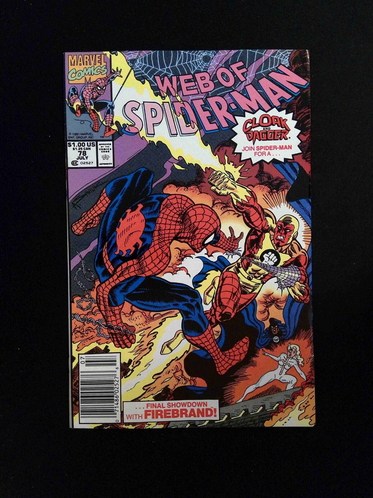 Web Of Spider-Man #78 Marvel Comics 1991 VF- Newsstand