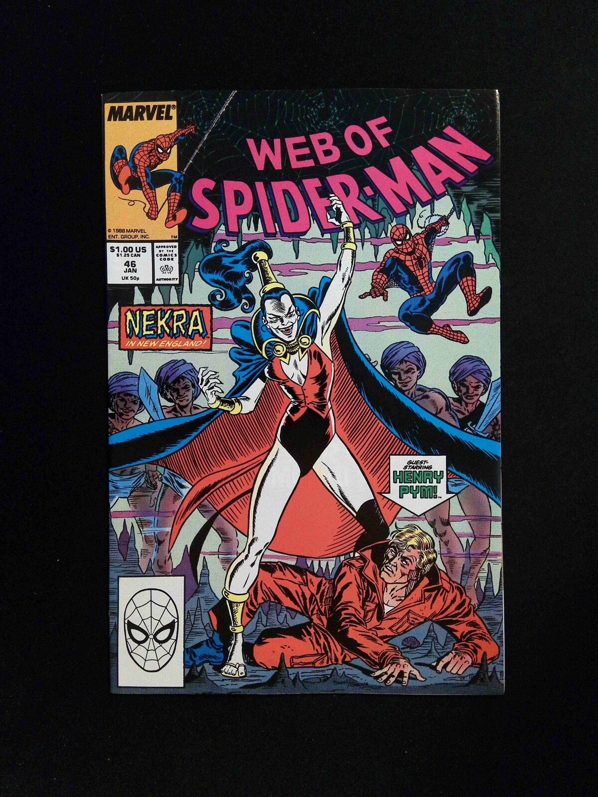 Web Of Spider-Man #46 Marvel Comics 1989 VF