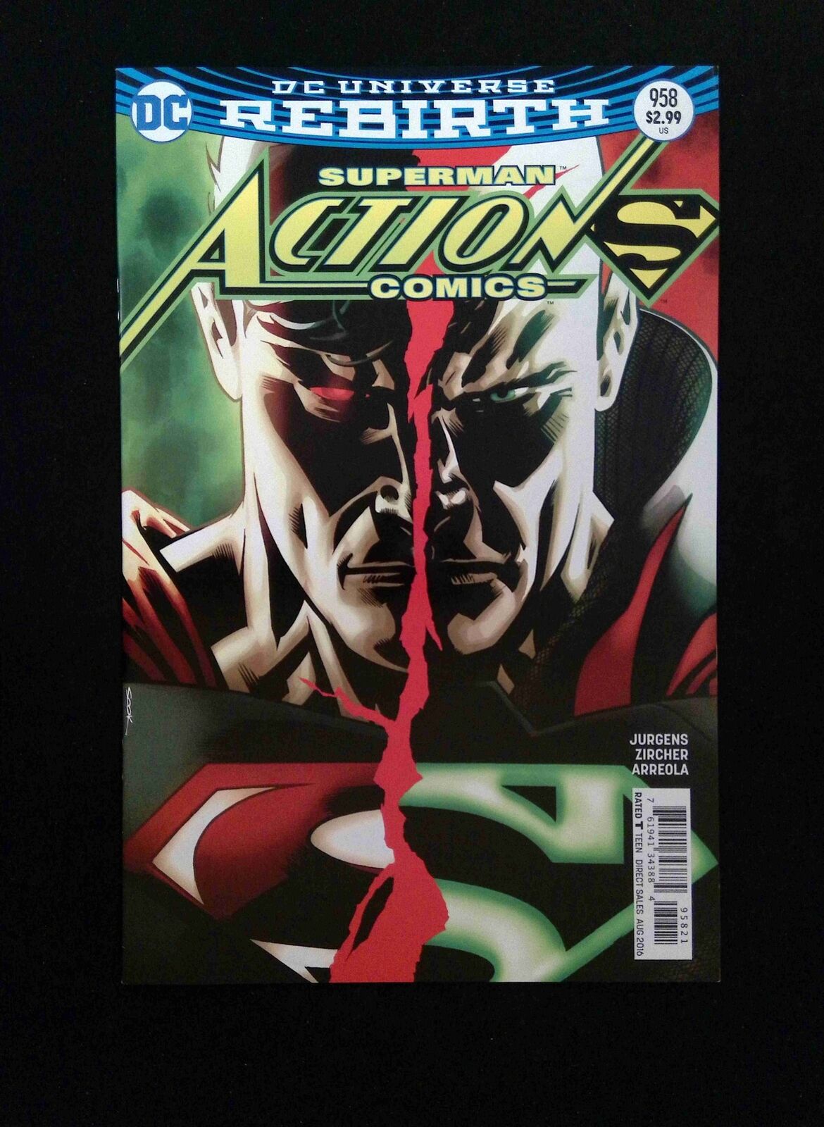 Action Comics #958B (3RD SERIES) DC Comics 2016 VF/NM Sook Variant