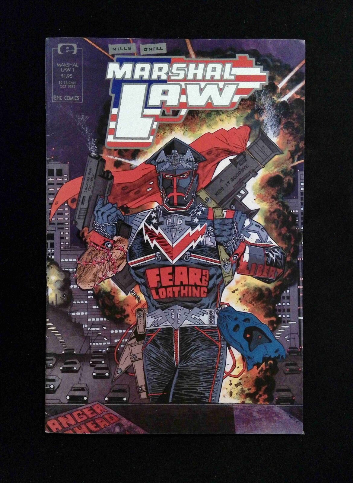 Marshal Law #1 MARVEL Comics 1987 FN/VF