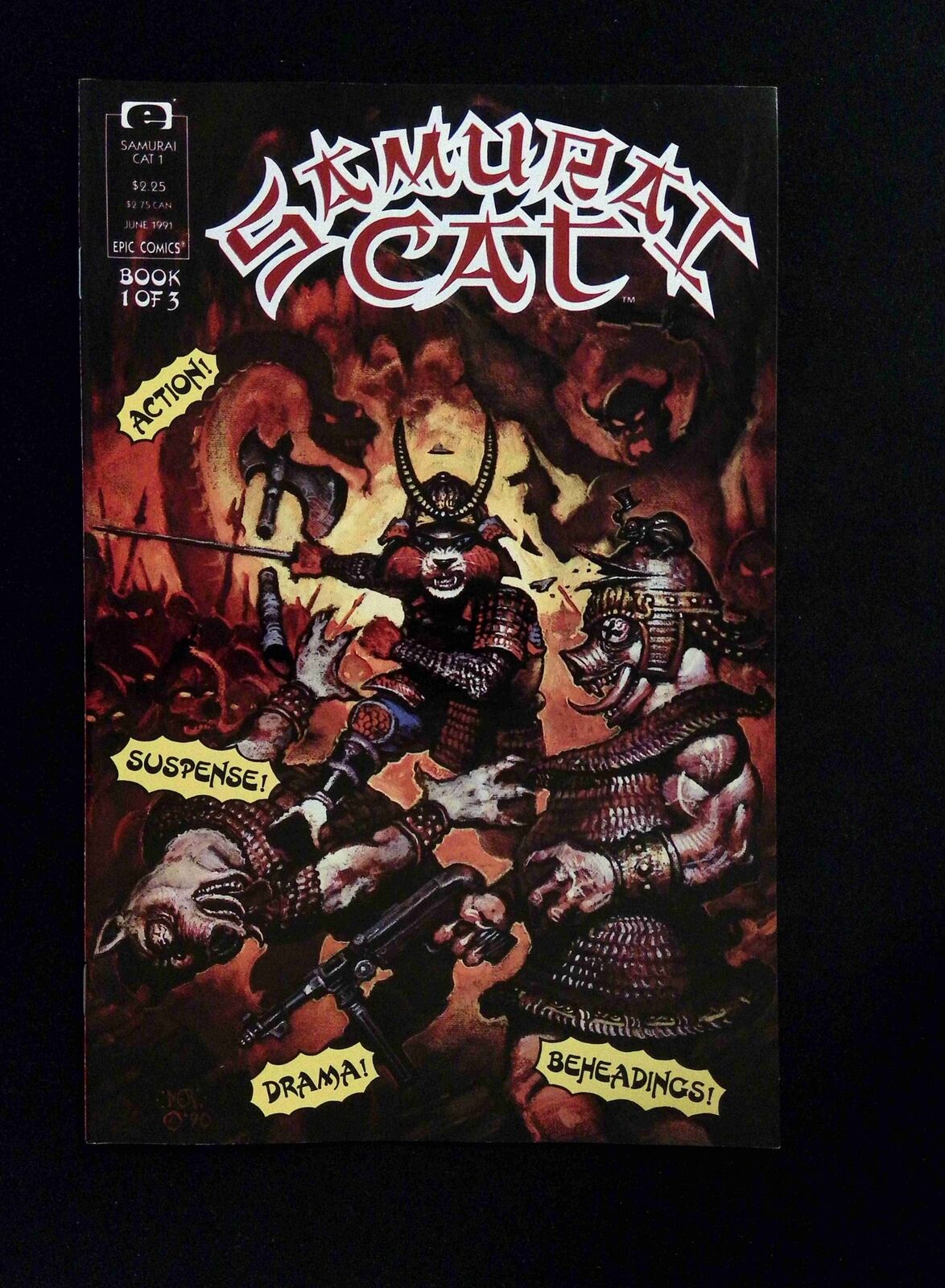 Samurai Cat #1 MARVEL Comics 1991 VF/NM