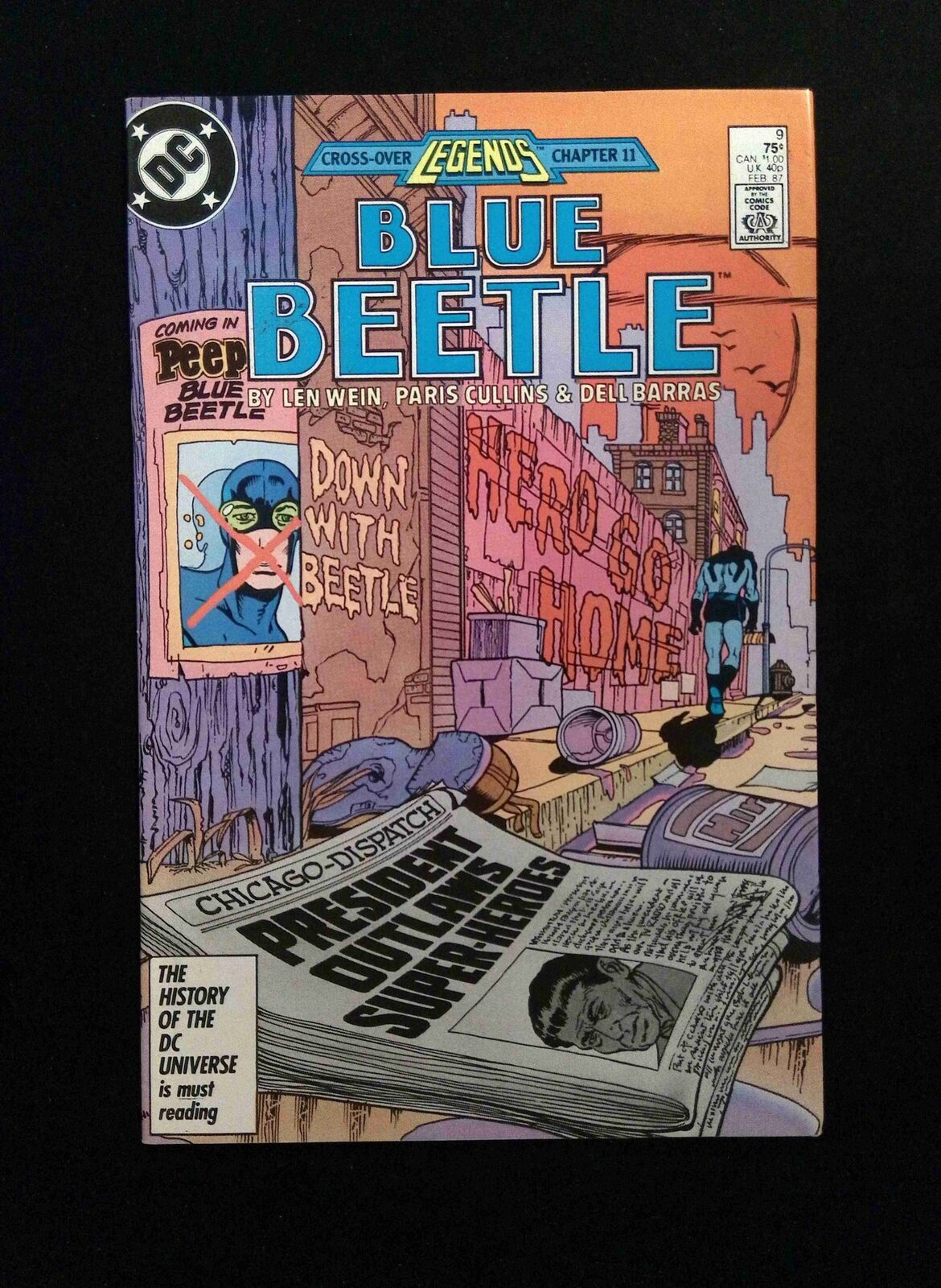 Blue Beetle #9 DC Comics 1987 VF