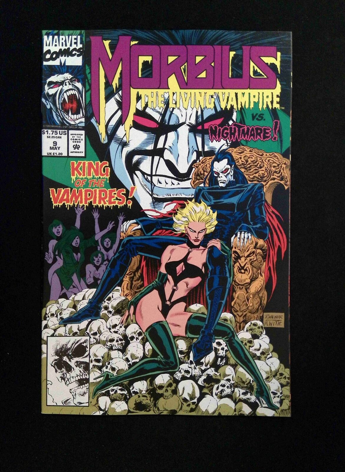 Morbius the Living Vampire #9 MARVEL Comics 1993 VF/NM