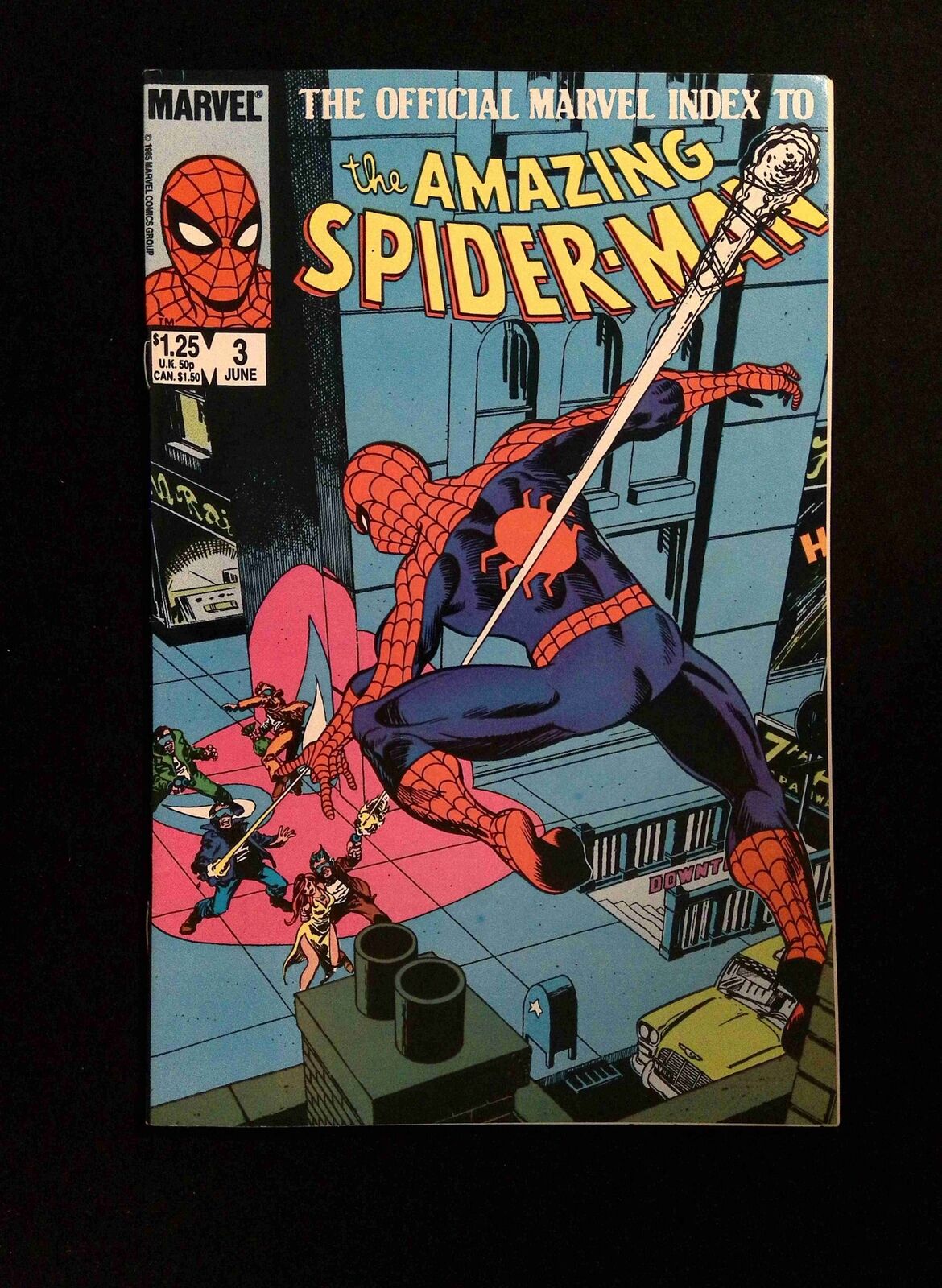 Official Marvel Index to Amazing Spider-Man #3 MARVEL Comics 1985 VF-