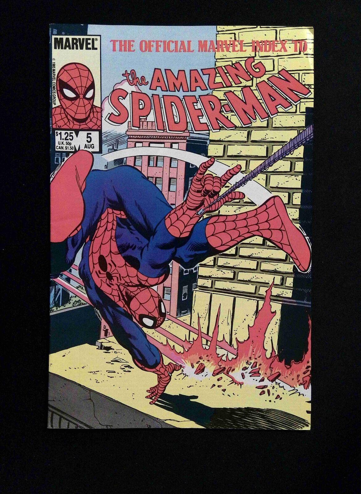 Official Marvel Index to Amazing Spider-Man #5 MARVEL Comics 1985 VF