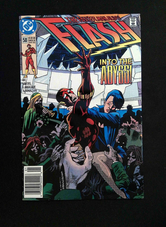 Flash #58 (2ND SERIES) DC Comics 1992 FN- NEWSSTAND