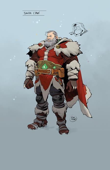 BATMAN SANTA CLAUS SILENT KNIGHT #1 DC 1:50 DAN MORA VARIANT NM 12.5.23