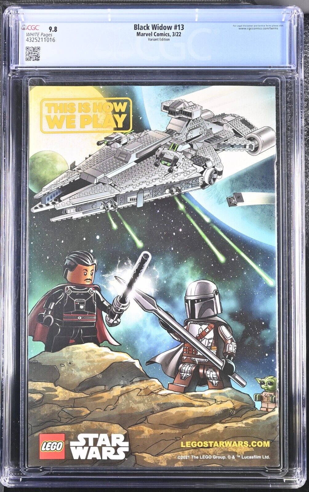 Black Widow #13 3/22 Marvel Peach Momoko Variant CGC 9.8 NM/MT