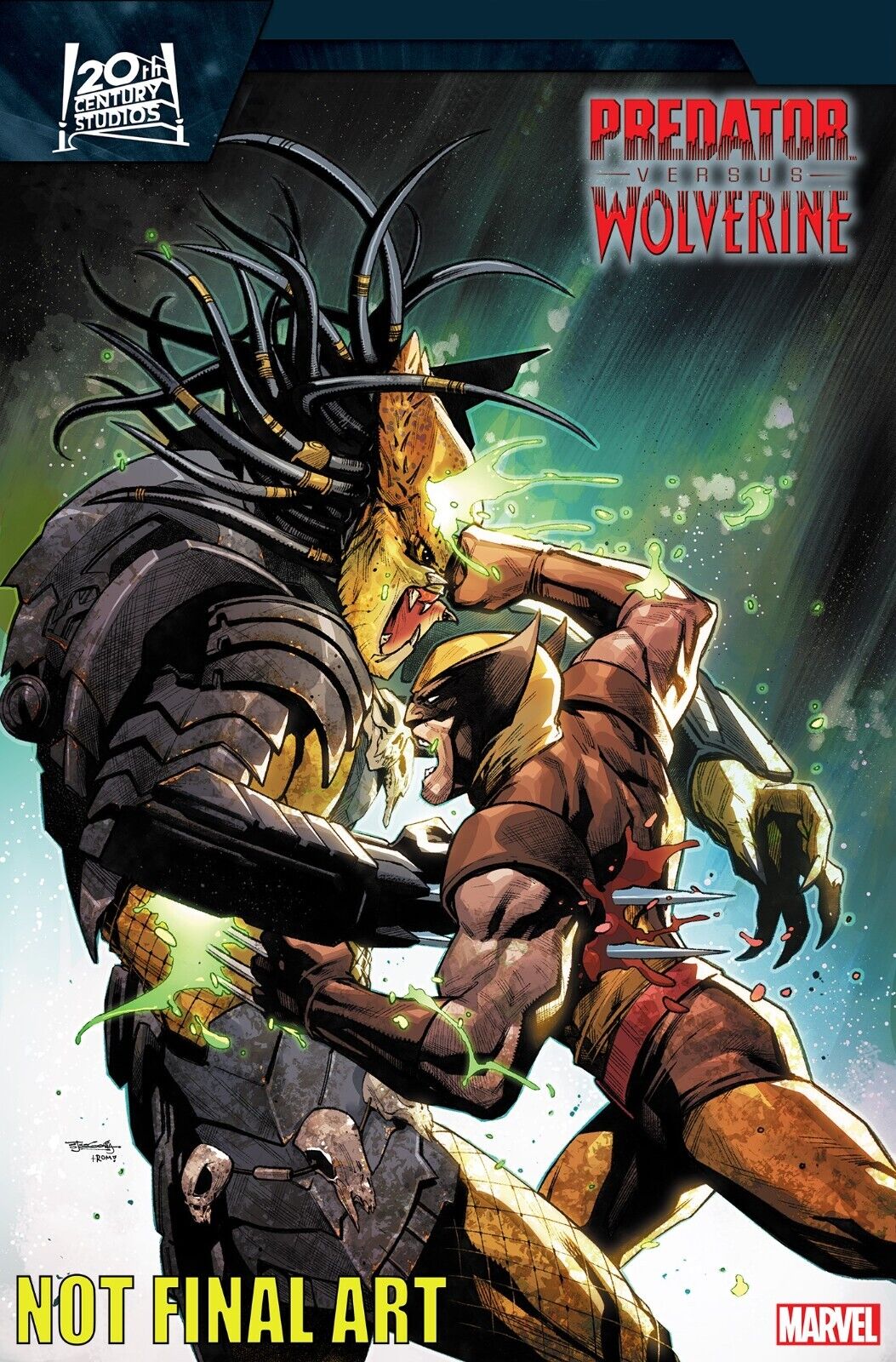 PREDATOR VS. WOLVERINE #1 MARVEL 2023 NM+ STEPHEN SEGOVIA VARIANT