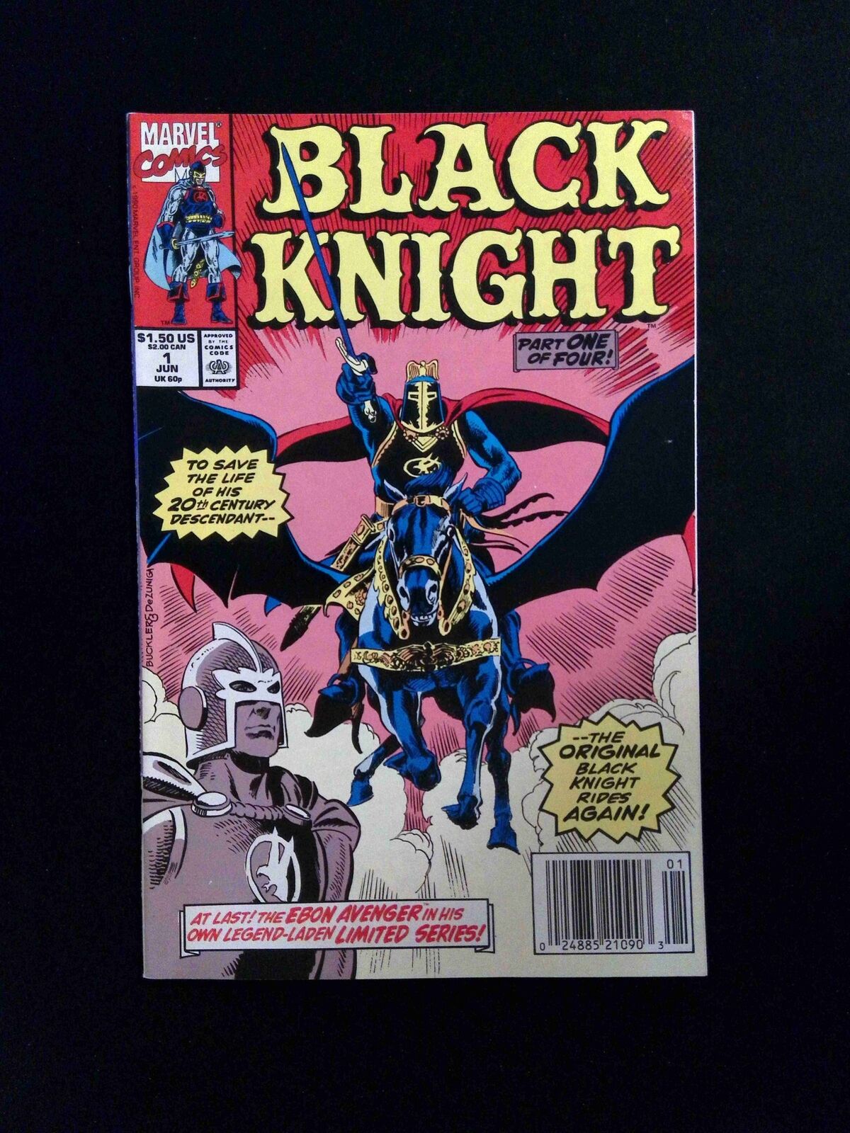 Black Knight #1 MARVEL Comics 1990 VF/NM NEWSSTAND