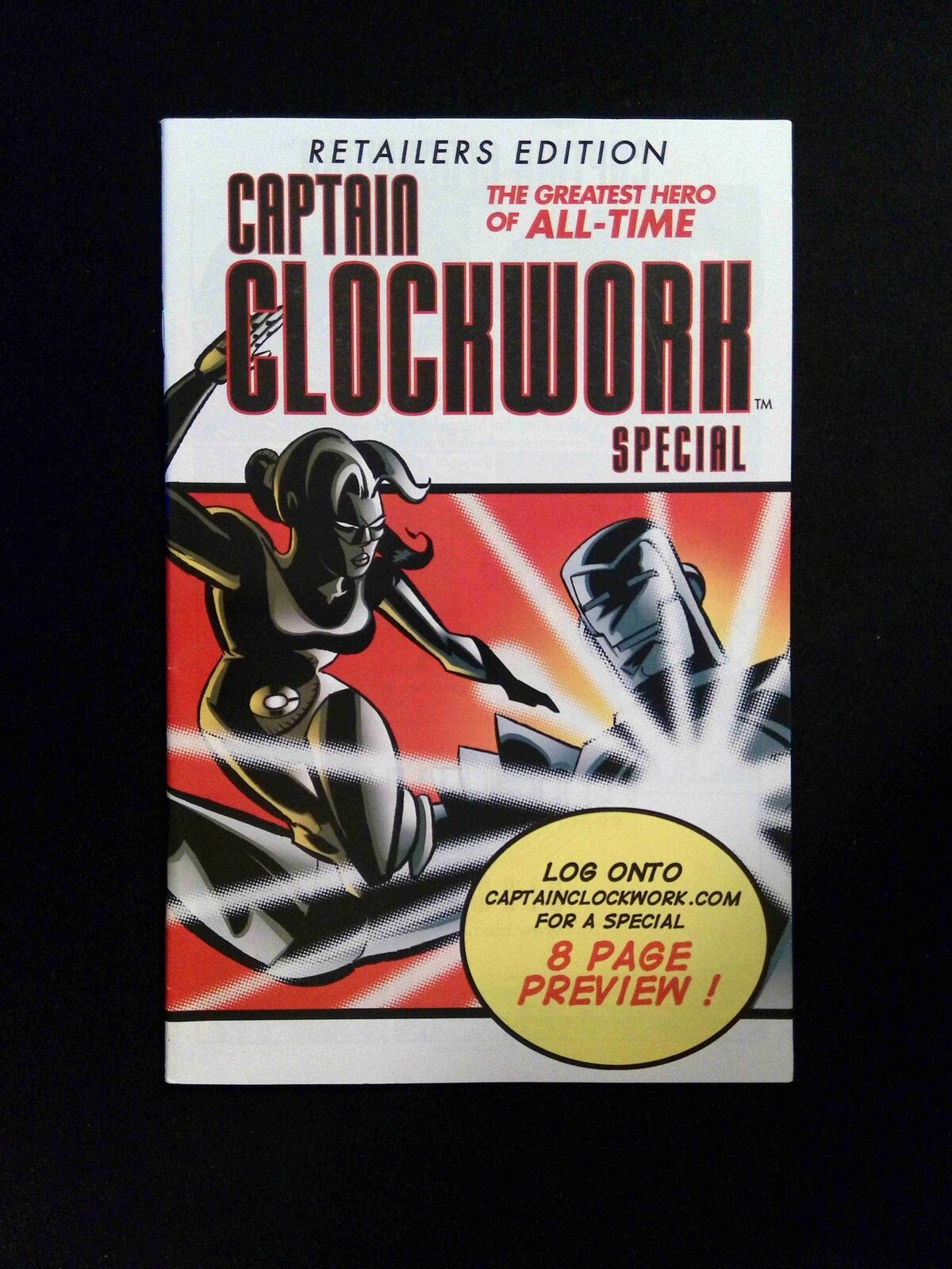 Captain Clockwork Special #1B CAPTAIN CLOCKWORK 2001 VF+ Variant Cover