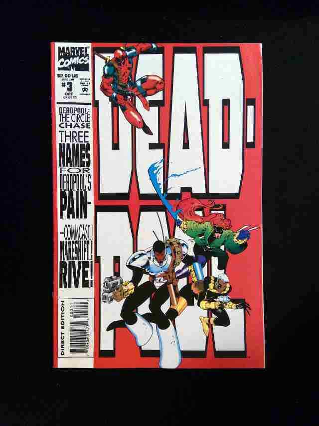 Deadpool The Circle Chase #3 MARVEL Comics 1993 VF+