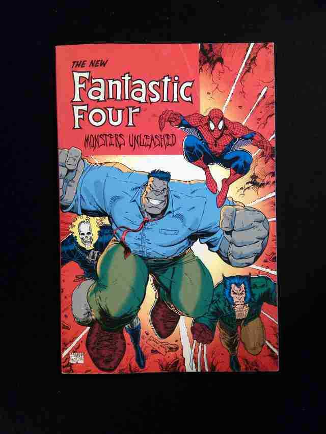Fantastic Four Monsters Unleashed TPB #1-1 ST MARVEL 1992 VF- ADAMS VARIANT