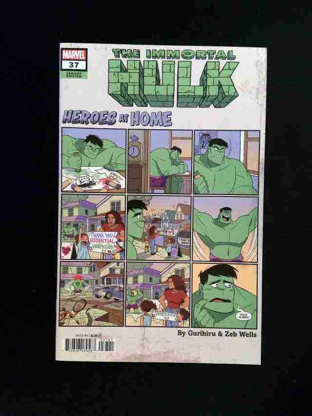 Immortal Hulk #37D MARVEL Comics 2020 NM GURIHIRU, WELLS VARIANT