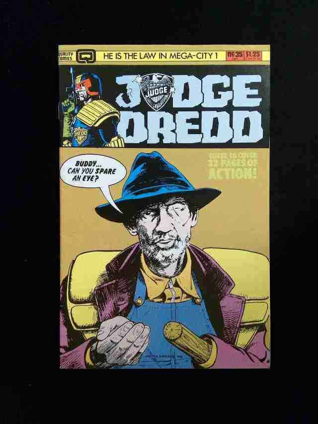Judge Dredd #35 EAGLE/QUALITY Comics 1986 VF-