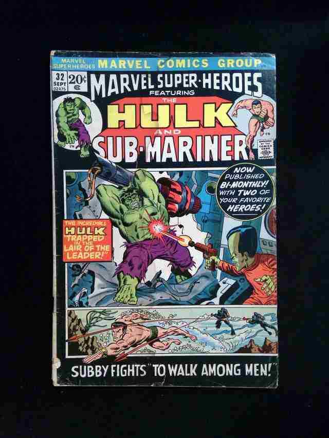 Marvel Super Heroes #32 MARVEL Comics 1972 VG-