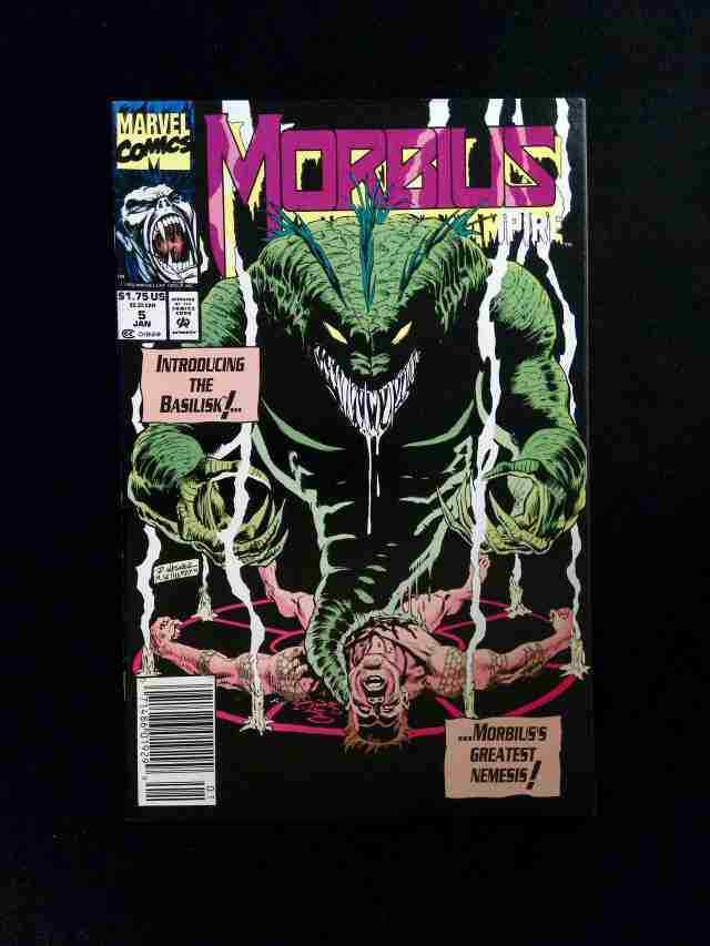 Morbius The Living Vampire #5 MARVEL Comics 1993 VF NEWSSTAND