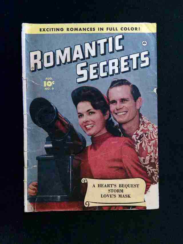 Romantic Secret #9 FAWCETT Comics 1950 VG-