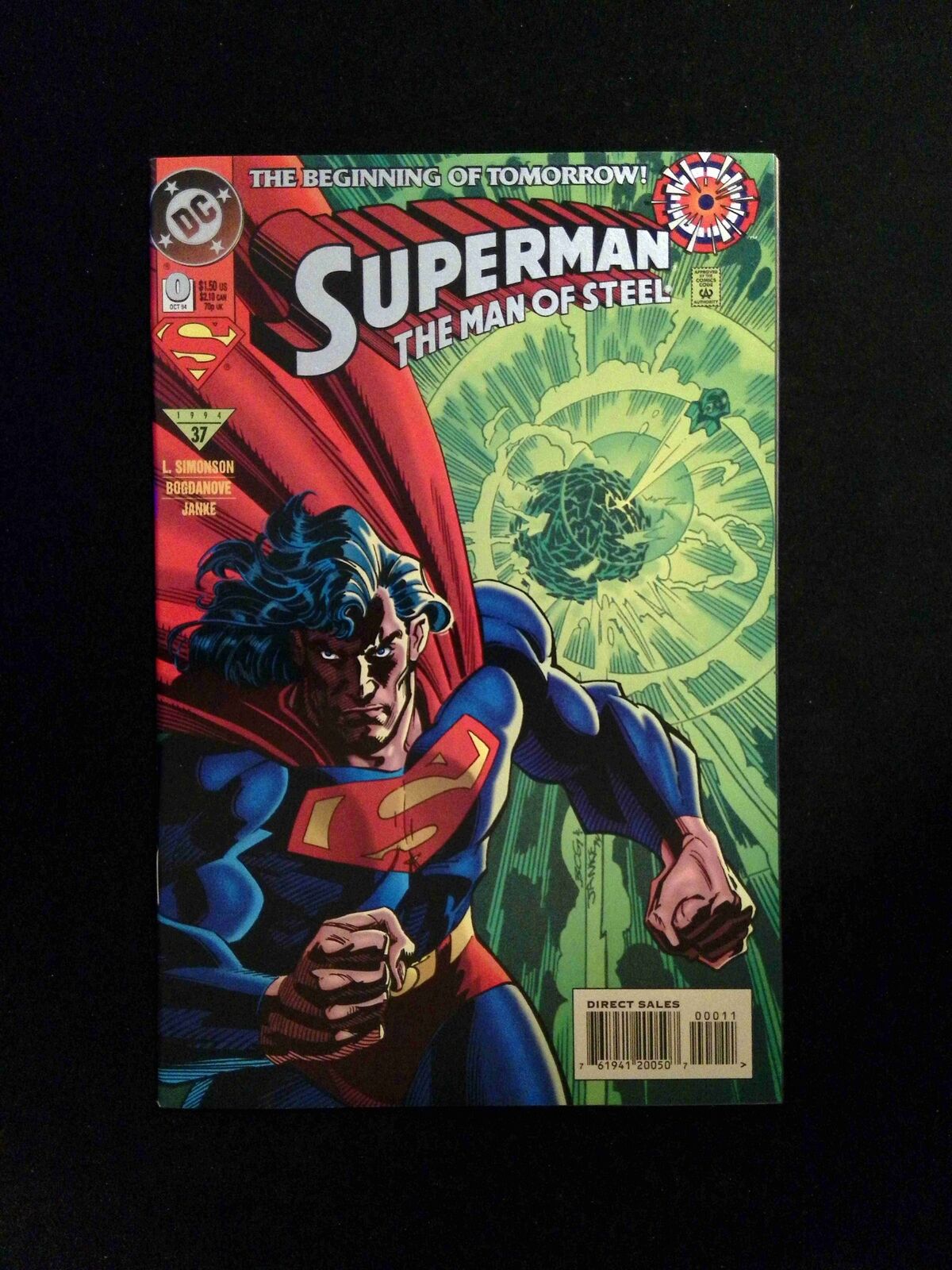 Superman Man of Steel #0 DC Comics 1994 VF/NM