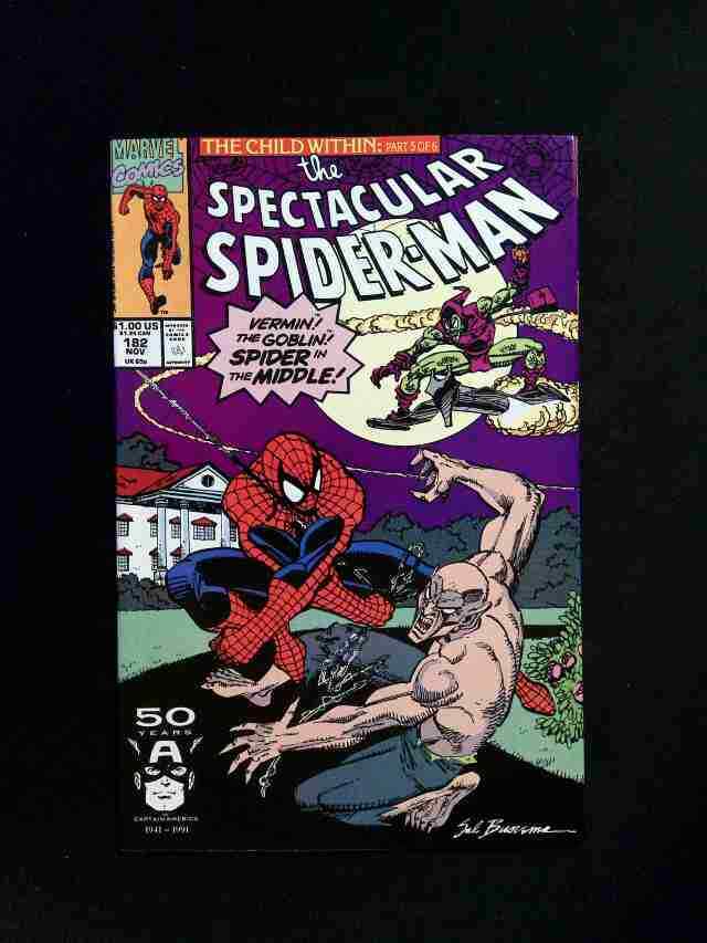 Spectacular Spider-Man #182 MARVEL Comics 1991 VF-