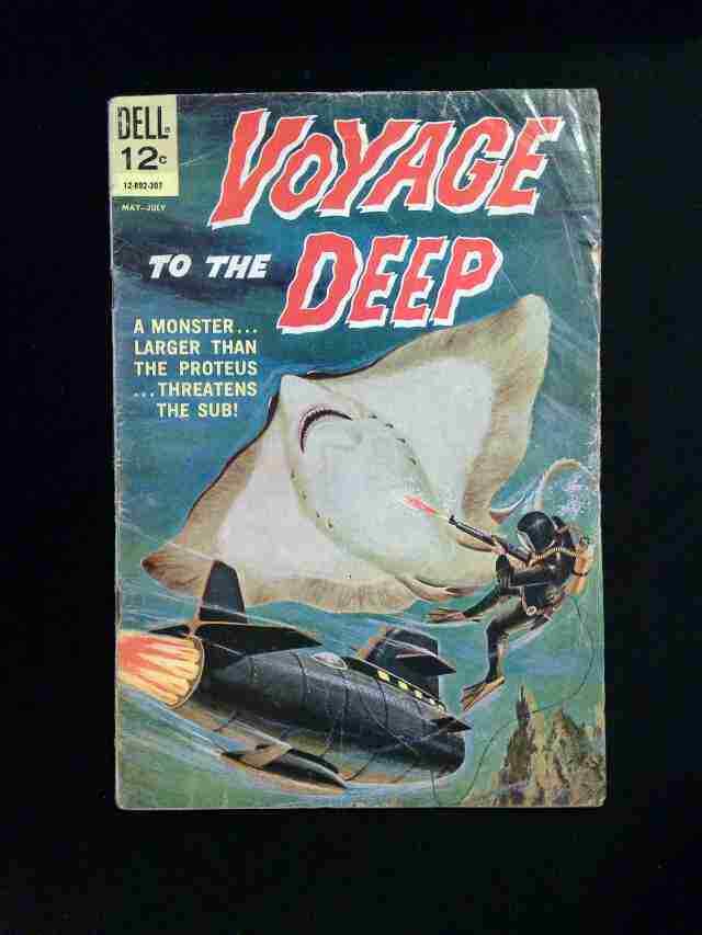Voyage to the Deep #2 DELL Comics 1963 VG+
