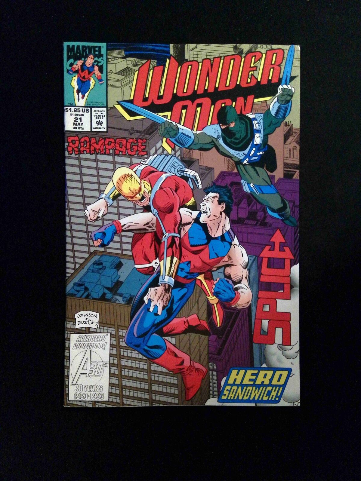 Wonder Man #21 MARVEL Comics 1993 VF/NM