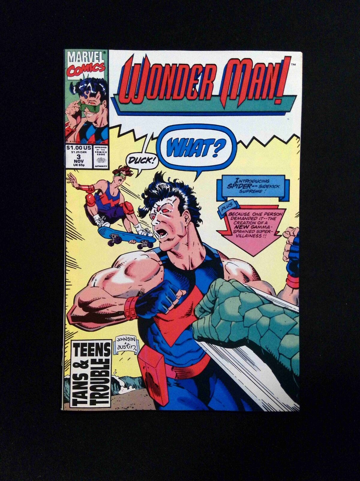 Wonder Man #3 MARVEL Comics 1991 VF+