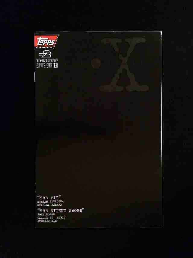 X-Files ##-2B TOPPS Comics 1996 VF/NM VARIANT COVER