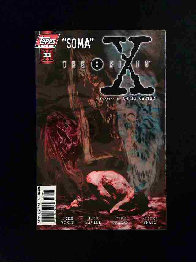 X-Files #33B TOPPS Comics 1997 NM PRATT "SOMA" VARIANT