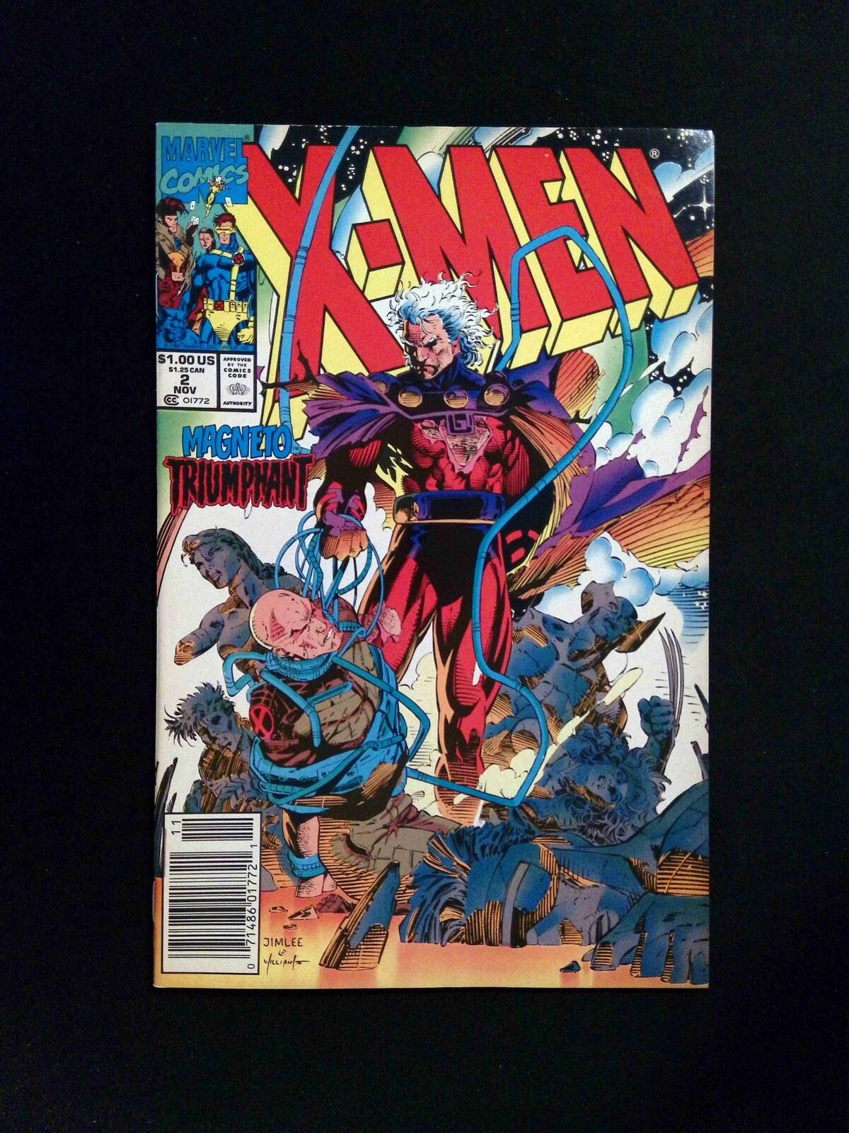 X-Men #2 MARVEL Comics 1991 VF+ NEWSSTAND