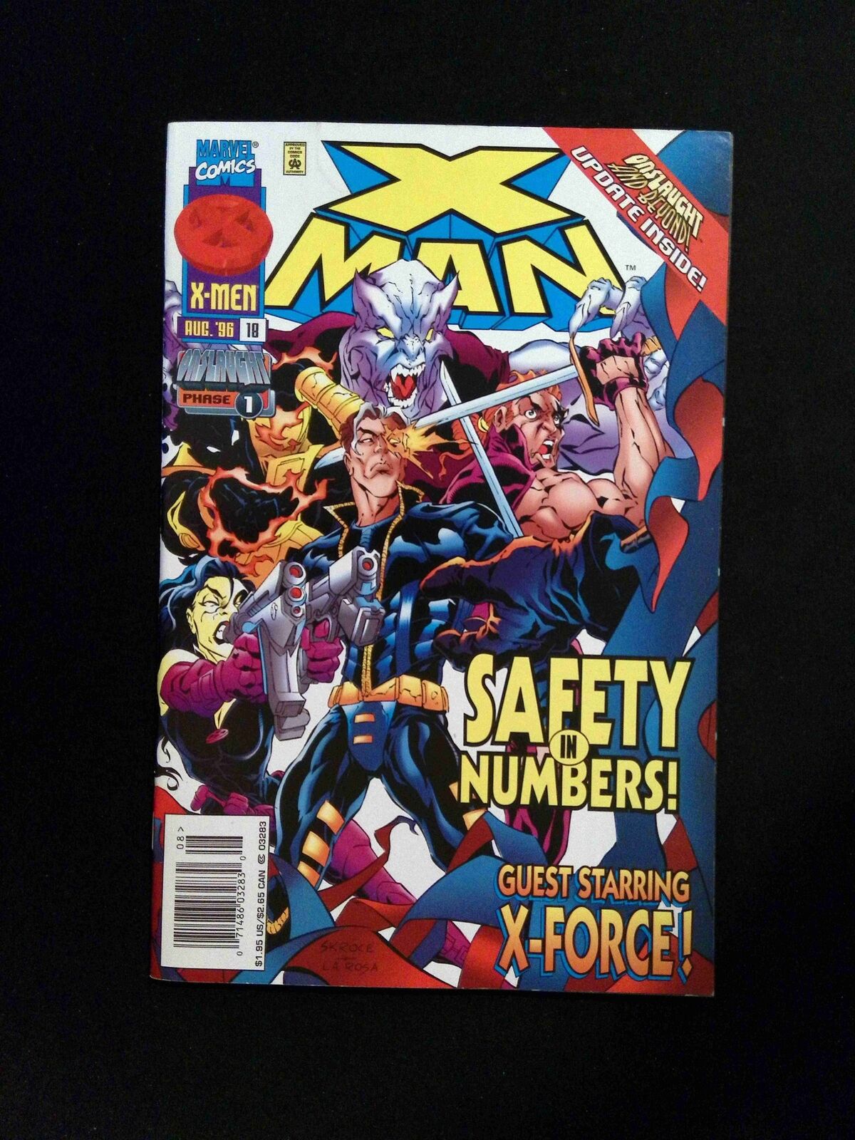 X-Man #18 MARVEL Comics 1996 VF+ NEWSSTAND