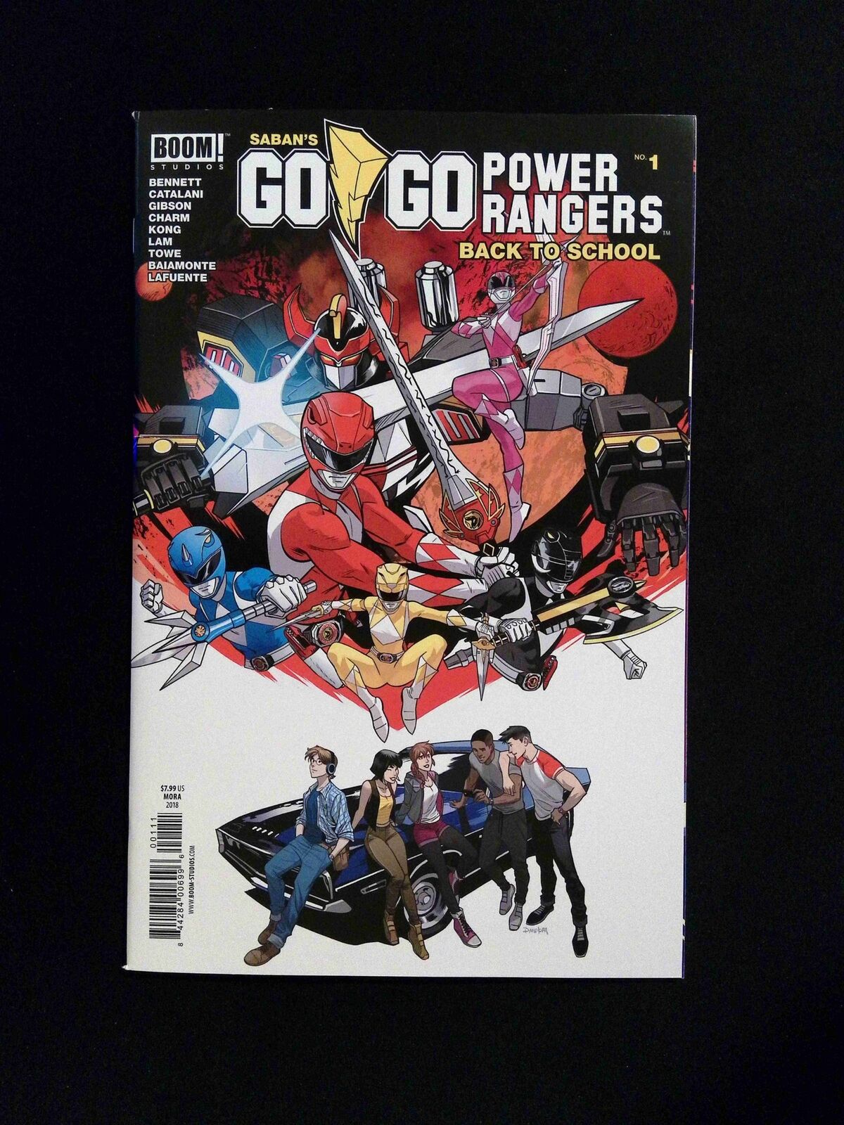 Go Go Power Rangers Back To School #1 Boom Comics 2018 NM-
