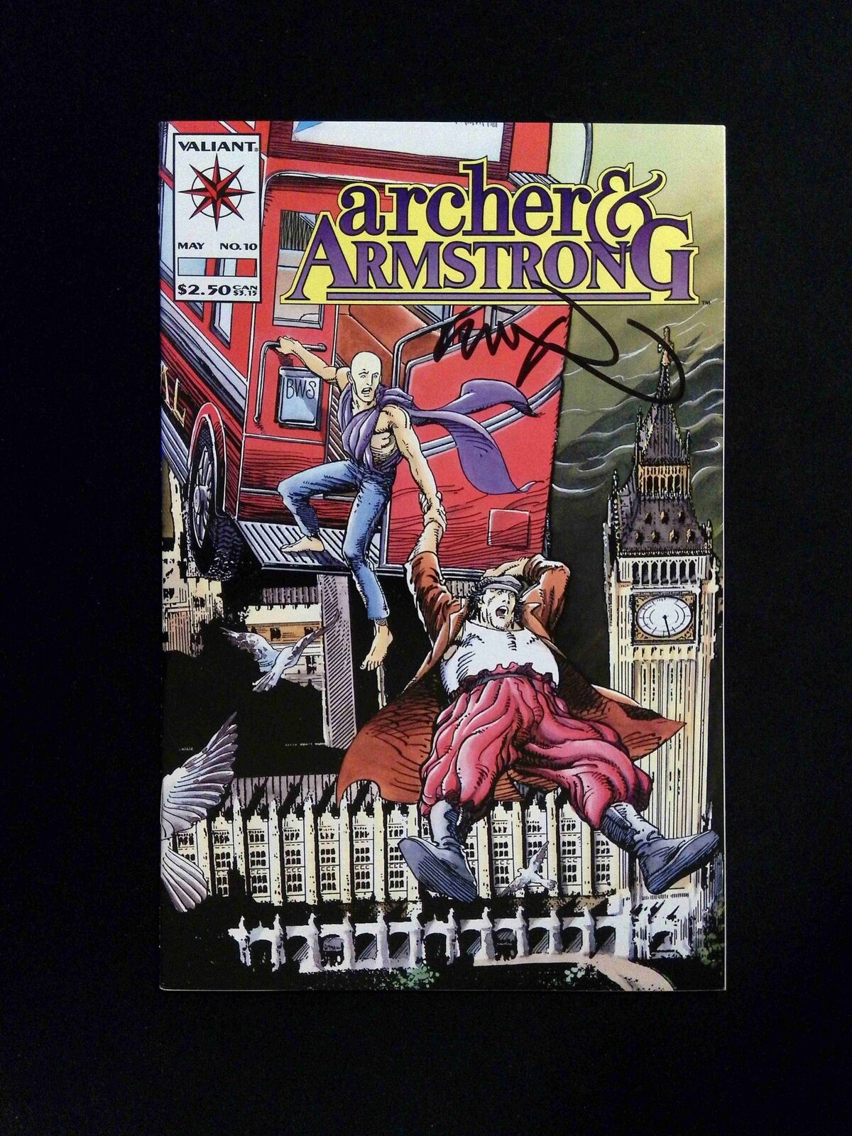 Archer And Armstrong #10 Valiant 1993 VF/NM Signed BY BARRY WINDSOR-SMITH