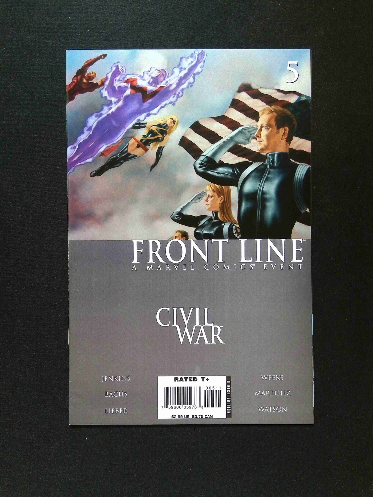 Civil War Front Line #5 MARVEL Comics 2006 VF+