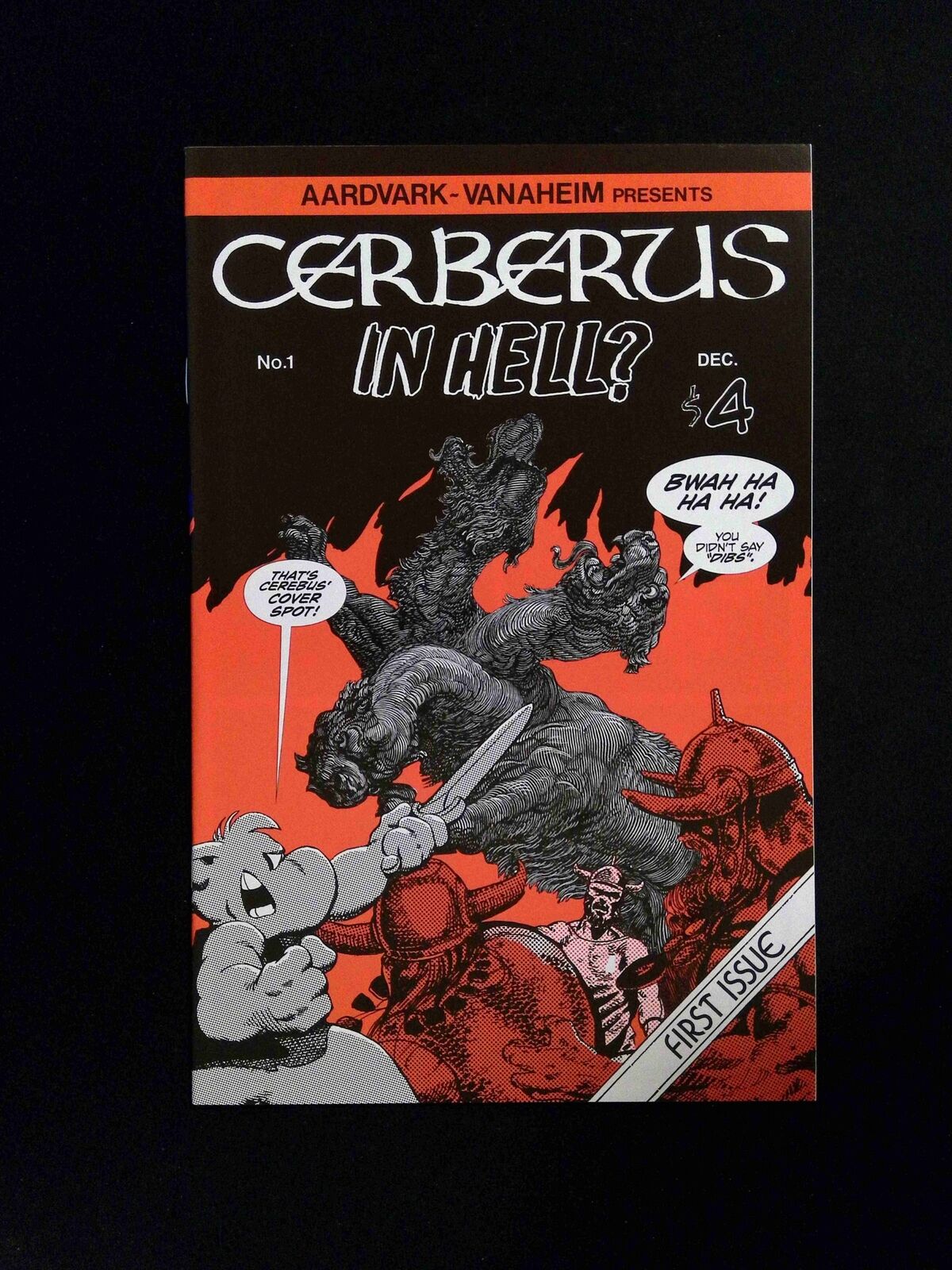 Cerberus In Hell #1 Aadvark-Vanaheim Comics 2018 NM