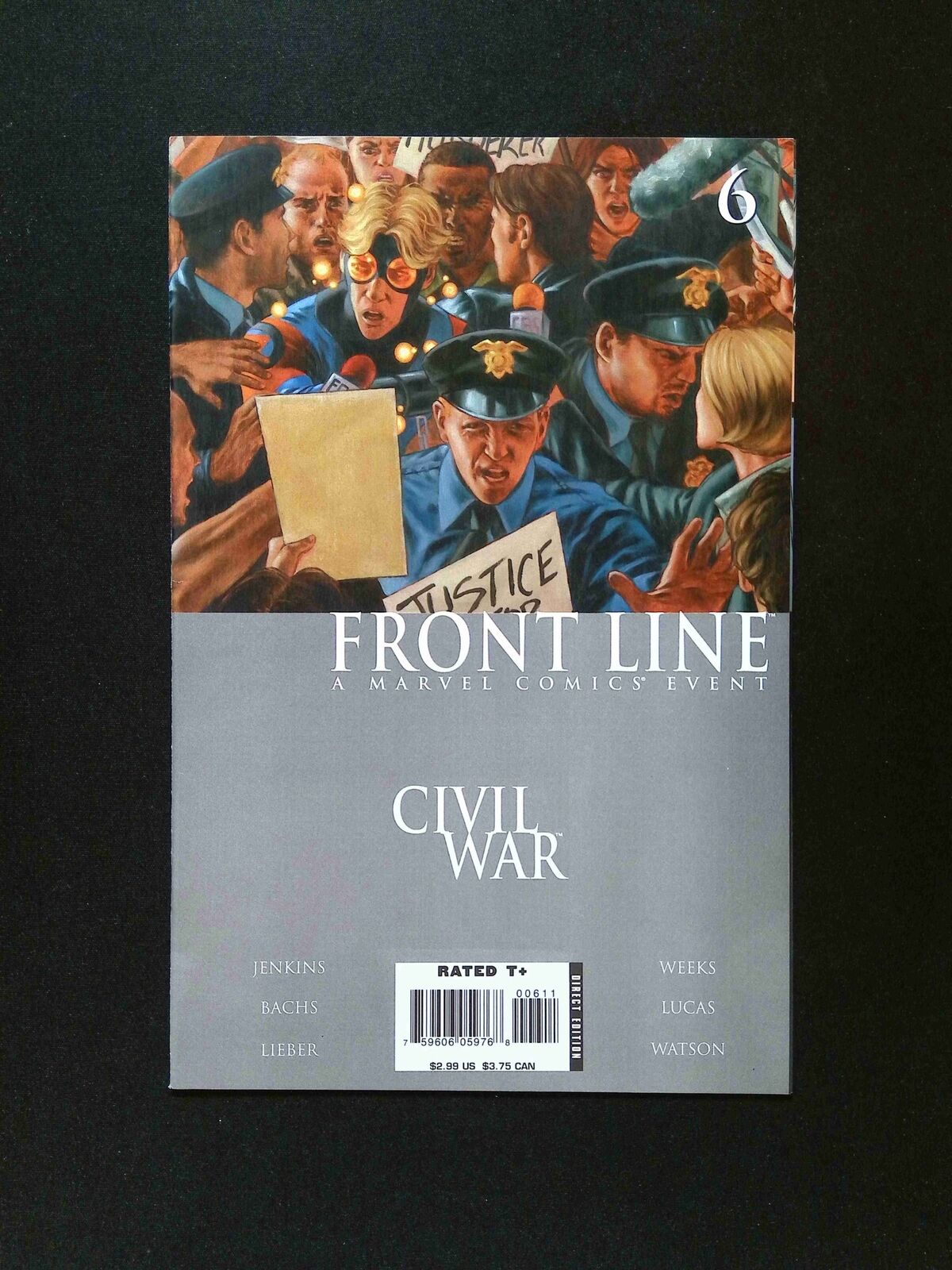 Civil War Front Line #6 MARVEL Comics 2006 VF+