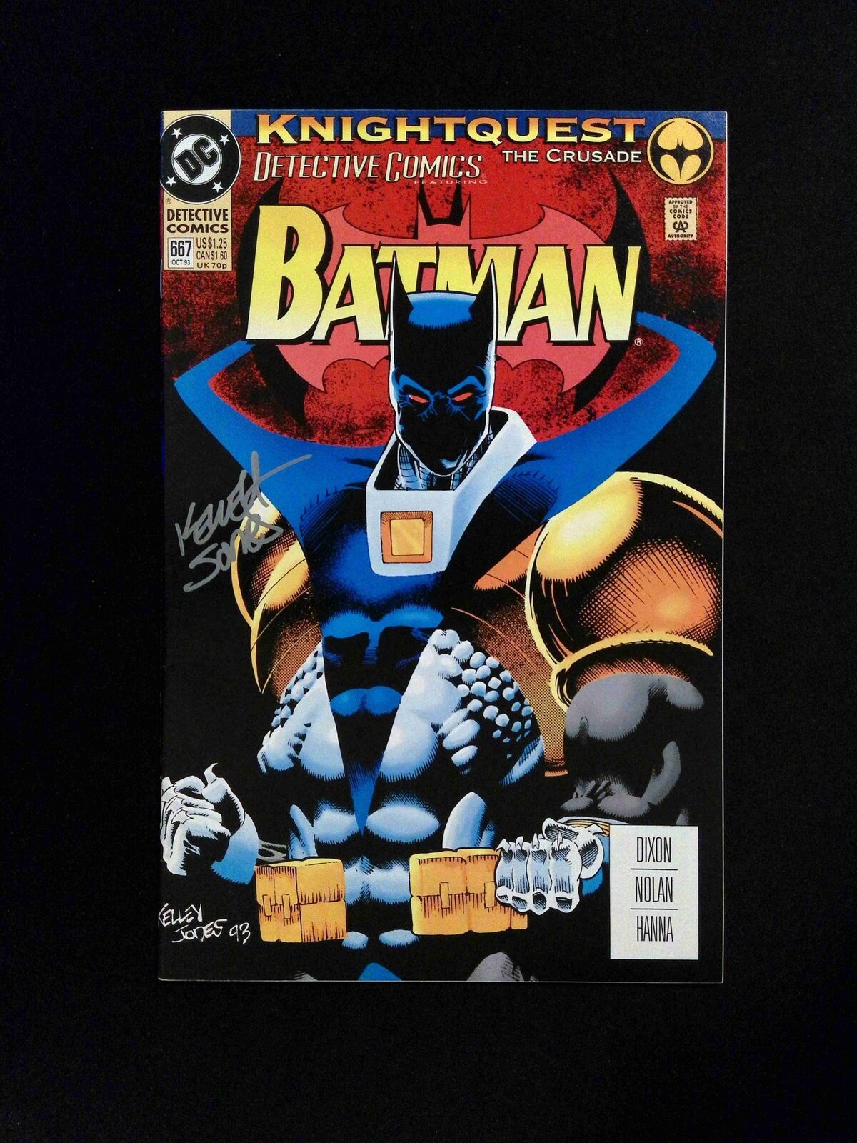 Detective Comics #667 DC Comics 1993 VF+ SIGNED BY KELLEY JONES