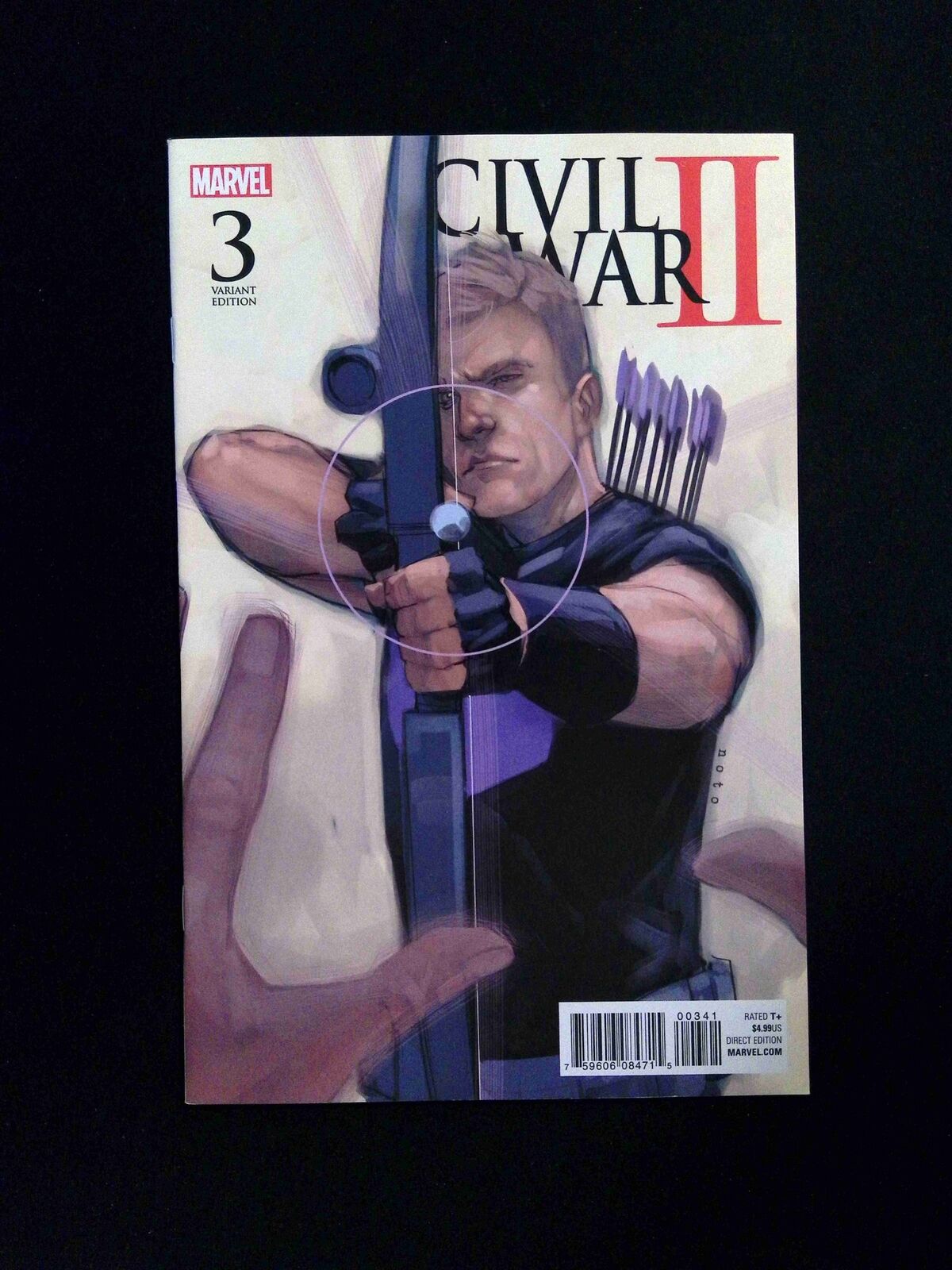 Civil War II #3D Marvel Comics 2016 NM 1/10 Limited Variant